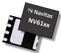 Image of Navitas' NV6115 650 V Single GaNFast™ Power IC (170 mΩ)