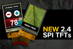 Image of Newhaven Display's 2.4" Premium MVA SPI TFT Display