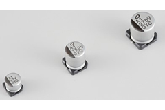 Image of Nichicon’s  GYC Series Chip-Type Aluminum Electrolytic Capacitors