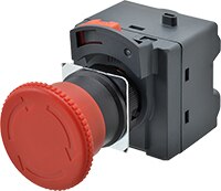 Omron 的 A22NE-PD 緊急停止開關的圖片