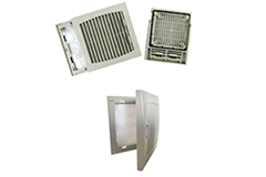 Image of Orion Fans' Sliding / Hinged Louvered Fan Guards