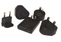 Image of Phihong USA's PSA10F USB Adapter with Folding Prongs