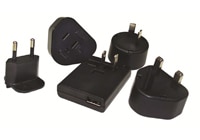 Image of Phihong USA's PSA10F USB Adapter with Folding Prongs