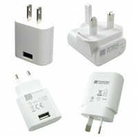 Image of Phihong USA's PSM03x Series White USB Adapters