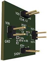 Image of PUI Audio AMP1X1 Single-Channel Audio Amplifier Board