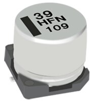 Image of Panasonic's EEE-FN (HF) Series (Standard/High-Temp Reflow) Aluminum Electrolytic Capacitors