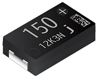Image of Panasonic's EEF-TX Series SP-CAP™ Polymer Aluminum Electrolytic Capacitors
