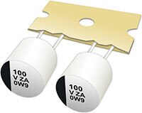 Image of Panasonic's Polymer EEH-Zxx Series Capacitors 