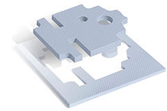 Image of Parker Chomerics' THERM-A-GAP™ 974 Thermally Conductive Gap Filler Pads