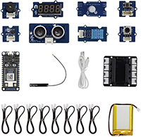 Image of Particle's IoT Starter Kit (click to enlarge)