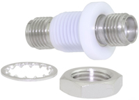 Image of Pasternack PE9067 SMA Female to SMA Female Bulkhead Mount Adapter