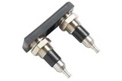 Image of Pomona Electronics' 73101 Panel Mount Double 4 mm Banana Jack