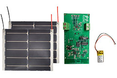 Image of PowerFilm's Indoor Solar Development Kit with TI BLE