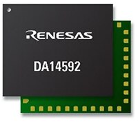 Renesas 具有 ARM Cortex M33 + M0 内核的 DA14592 BLE SoC 的图片