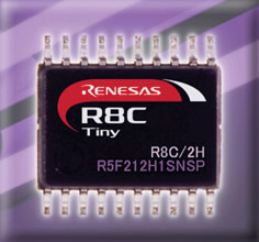 Image of Renesas Electronics America's R8C/2G, 2H and 2J Microcontrollers
