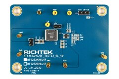 Image of Richtek's RT6252AHGJ6F ACOT Buck Converter Evaluation Board