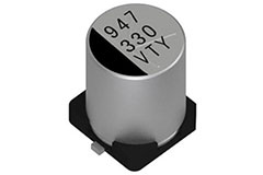 Image of Rubycon's TYV Series Wet-Type Aluminum Electrolytic SMD Capacitors