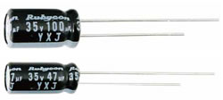 Image of Rubycon America's YXJ Series Capacitors