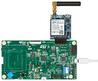 采用 STM32L496AG MCU 的 STMicroelectronics 2G/3G 和 LTE 蜂窝到云套件包的图