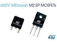 Image of STMicroelectronics 600 V MDmesh M2 EP MOSFETs 