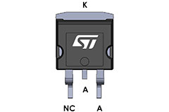 采用高压 D²PAK 封装的 600 V 超快速二极管 - STMicro | DigiKey