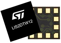 Image of ST Micro LIS2DTW12TR MEMS Digital Output Dual Motion and Temperature Sensor