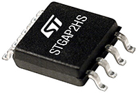 Imagen del controlador de compuerta única, aislado galvánicamente, de 4 A STGAP2HS de STMicroelectronics