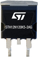 Abbildung: Kfz-tauglicher STPOWER-MOSFET STH12N120K5-2AG von STMicroelectronics