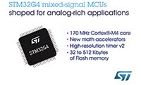 STMicroelectronics 的 STM32G4 混合訊號 MCU 圖片