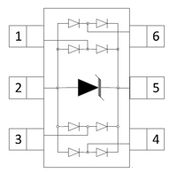 Image of Semtech RClamp0504FB TVS Diodes