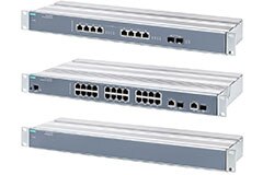 Image of Siemens' SCALANCE XR-100WG/XR-300WG Network Switches/Ports