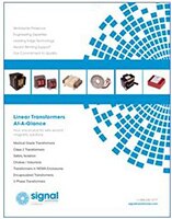Image of Signal Transformer's Linear Transformer at a Glance Brochure