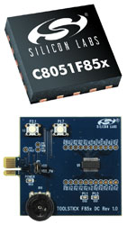 Image of Silicon Laboratories' F85x/6x 8-bit MCUs