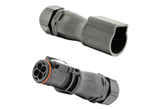 Image of Souriau's UTL Series 4-position Connectors with Backshell