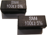 Abbildung der oberflächenmontierbaren drahtgewickelten Widerstände der Serie SM von Stackpole