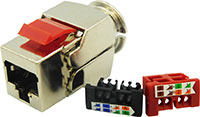 Image of Stewart Connector's ARJ45® Category 8.2 Jacks and Cable Assemblies 