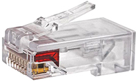 Image of Stewart Connector's Modular RJ45 Resistor Terminating Plugs – ASY39100 Series