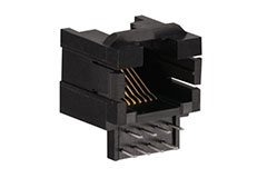 Image of Stewart Connector's RJ Modular Bottom Entry Vertical Jack