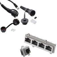 Stewart Connector 的 SealJack 恶劣环境 RJ45 模块化插孔和电缆应用系列的图片