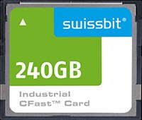 Image of Swissbit's CFast Card F-60 Series SATA III