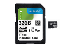 Image of Swissbit's S-600/u Memory Cards