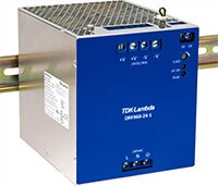 Image of TDK-Lambda's DRF960-24-1 DIN Rail Power Supply 