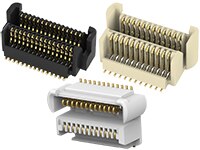 Image of TE Amp's 0.5 mm Fine Pitch Hermaphroditic Connectors