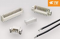TE Connectivity AMP 的 1 mm 鎖定型高效能互連連接器的圖片