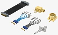 TE Connectivity AMP 的盲插同軸產品圖片