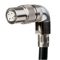 Imagen de los conectores de 90 grados de riel M12 de TE Connectivity