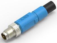 TE Connectivity AMP 的 SPE M8 混合板插座和混合線組的圖片