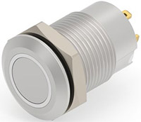 Image of TE Connectivity ALCOSWITCH Switches 12 mm Anti-Vandal Flush Switch
