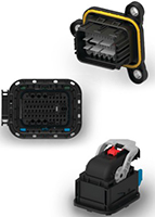 Image of TE Connectivity 58-Position Hybrid Inline Connectors