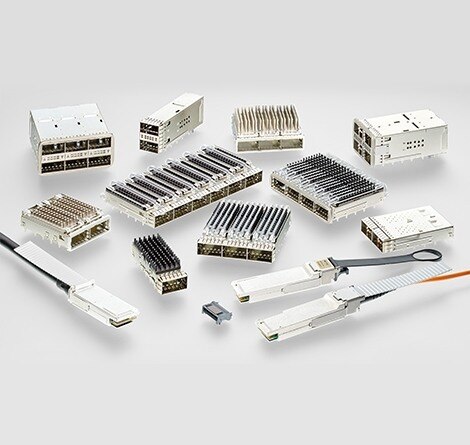 zQSFP+ 连接器